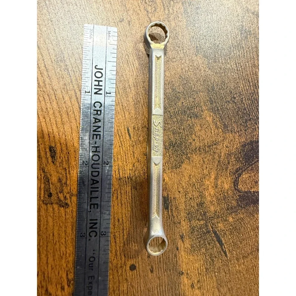 Snap-on Tools Wrench Tie Clip Silver Gold Tone Mechanic Automotive‎ Accessory